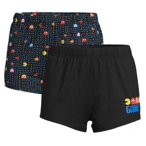 Pac-Man Women's Sleep Boxer Shorts, 2-Pack